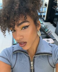 Photo by Megan Ria on June 19, 2024. May be an image of 1 person, eyeliner and makeup..jpg