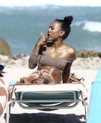 karrueche tran in beach 13.jpg